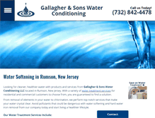 Tablet Screenshot of gallagherwater.com